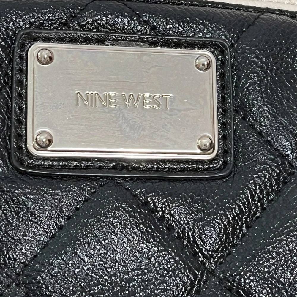 Nine West 2 Strap Shoulder Satchel Bag Career Travel Business Office